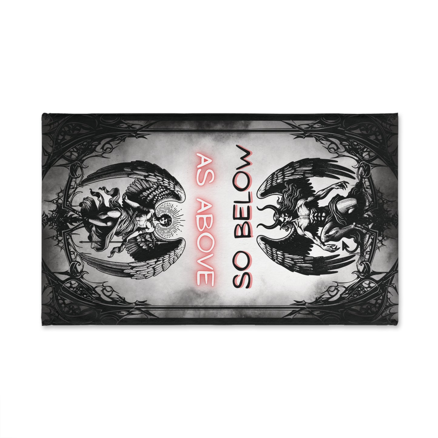 As Above So Below Hand Towel — Gothic Occult Bath/Hand Towel