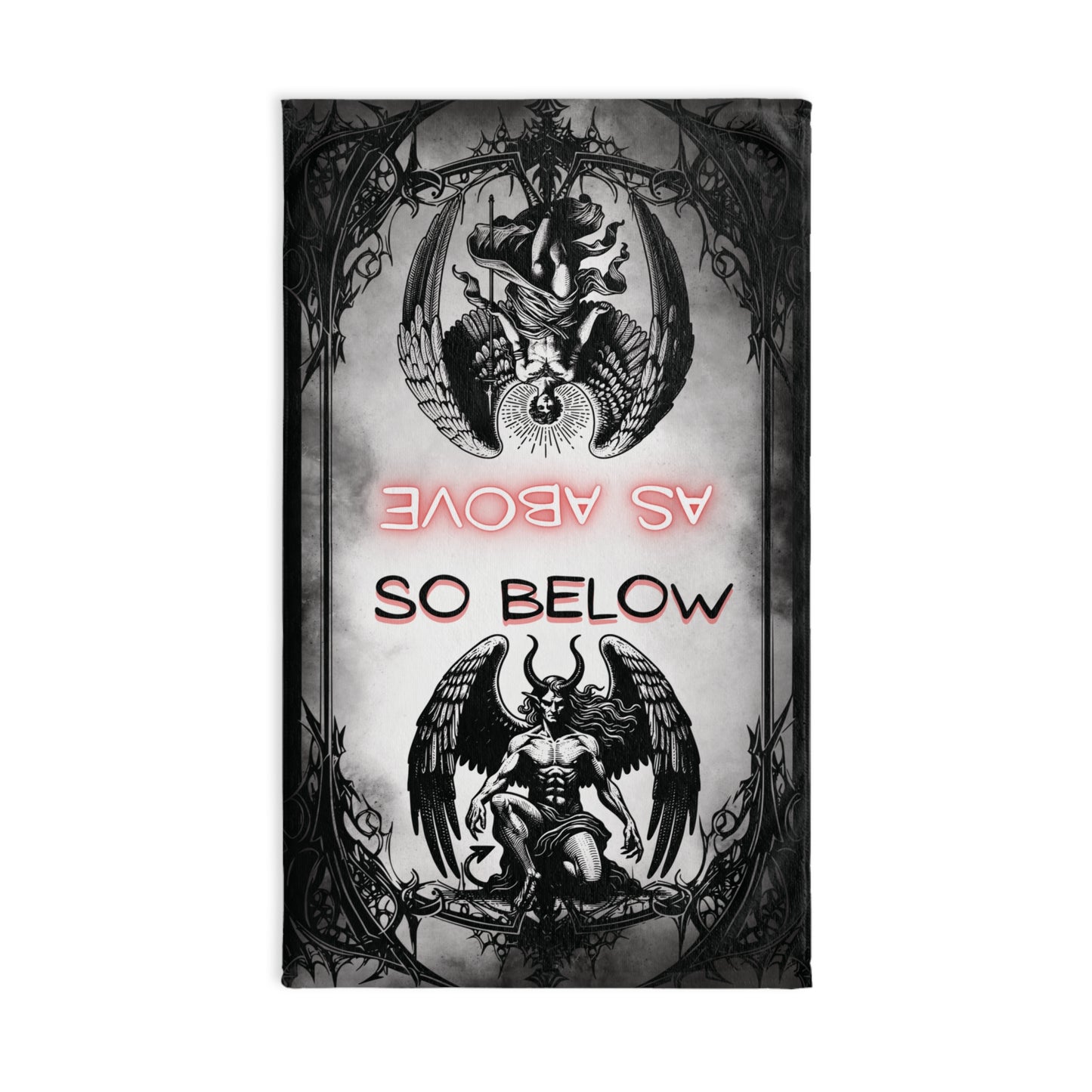 As Above So Below Hand Towel — Gothic Occult Bath/Hand Towel